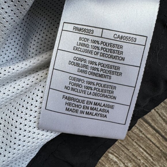 Vtg Women Nike‎ Track Jacket Y2K Black White Yellow Accents M Tennis Prep - Picture 5 of 7